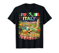 I Love Italy Souvenir de Voyage Italien T-Shirt