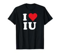 I Love IU Initials I Heart I.U. First Last Name I U T-Shirt