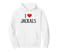 I Love Jackals I Heart Jackals Africain Wild Canine Lover Sweat à Capuche