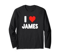 I Love James - Cœur Manche Longue