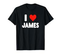 I Love James - Cœur T-Shirt