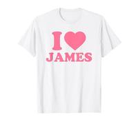 I Love James · I Heart James T-Shirt