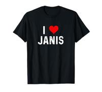 I Love Janis Cœur Vieilli T-Shirt