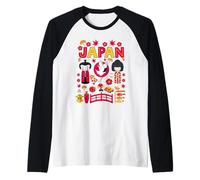 I Love Japan Folklore, Nature & Culture Japan Graphic Design Manche Raglan