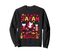 I Love Japan Folklore, Nature & Culture Japan Graphic Design Sweatshirt