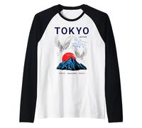 I Love Japan Nature and Culture, Tokyo Japan Graphic Design Manche Raglan