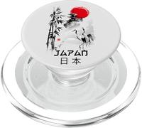 I Love Japan Nature and Culture, Tokyo Japan Graphic Design PopSockets PopGrip pour MagSafe