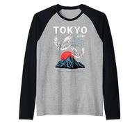 I Love Japan Nature & Culture, Tokyo Japan Graphic Design Manche Raglan