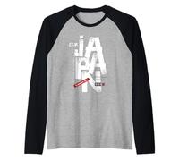 I Love Japan, Retro Vintage Japan Illustration Fashion Manche Raglan