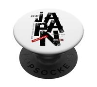 I Love Japan, Retro Vintage Japan Illustration Fashion PopSockets PopGrip Adhésif
