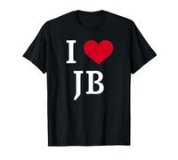I Love JB, I Heart Initials J.B. T-Shirt
