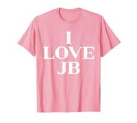 I Love JB Shirt Y2k 2010s Pink T-Shirt
