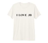 I Love JB Shirt Y2k 2010s White T-Shirt Haut de Gamme