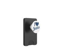 I Love Jeans Vintage Fashion Conception Couture et Coeur PopSockets PopWallet pour MagSafe