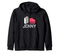 I Love Jenny Prénom personnalisé Sweat à Capuche