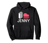 I Love Jenny Prénom personnalisé Sweat à Capuche