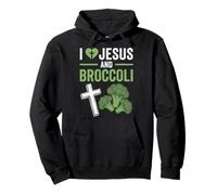 I Love Jesus and Broccoli Sweat à Capuche