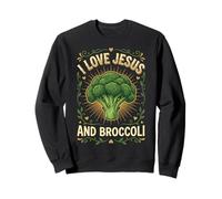 I Love Jesus and Broccoli Sweatshirt