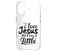 I Love Jesus But I Cuss A Little Coque pour iPhone 17