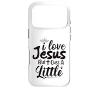 I Love Jesus But I Cuss A Little Coque pour iPhone 17 Pro