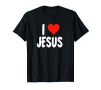 I Love Jesus - Cœur - Église Religion chrétienne T-Shirt