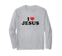 I Love Jesus (Graphique cœur Classique) Manche Longue