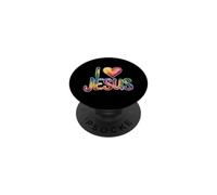 I Love Jesus PopSockets PopGrip Adhésif