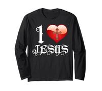 I Love Jesus T-Shirt Manche Longue