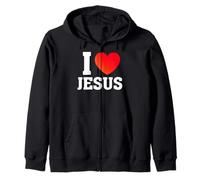 I Love Jesus T-Shirt Sweat à Capuche
