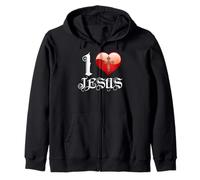 I Love Jesus T-Shirt Sweat à Capuche