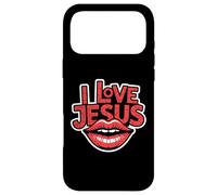 I Love Jesus - Vintage Kissing Lips Christian Faith Coque pour iPhone 17 Pro Max