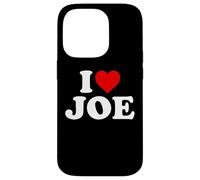 I Love Joe - Heart Coque pour iPhone 14 Pro