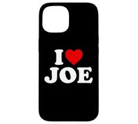 I Love Joe - Heart Coque pour iPhone 15