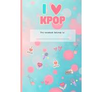 I Love K-Pop: Composition Notebook & Journal