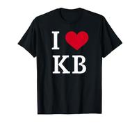 I Love KB, I Heart Initials K.B. T-Shirt