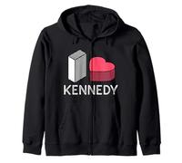 I Love Kennedy Prénom personnalisé Sweat à Capuche