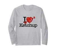 I Love Ketchup Sauce Tomate Cœur Manche Longue