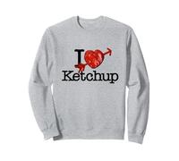 I Love Ketchup Sauce Tomate Cœur Sweatshirt