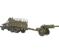 I Love Kits Maquette de véhicule militaire CCKW-325 1:35 avec obusier M2A1 105 mm 460 pièces Vert