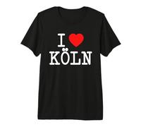 I Love Köln J'aime Colonia Allemagne Cœur Carnaval Cologne T-Shirt Haut de Gamme