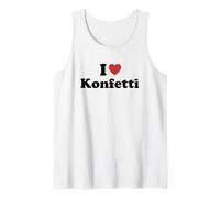I Love Konfetti Débardeur