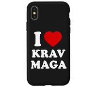 I Love Krav Maga MMA Self Defense from Israël Coque pour iPhone X/XS