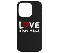 I Love Krav Maga Self-Defense Training Israélien Combat Art Coque pour iPhone 14 Pro