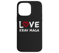 I Love Krav Maga Self-Defense Training Israélien Combat Art Coque pour iPhone 14 Pro Max
