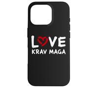 I Love Krav Maga Self-Defense Training Israélien Combat Art Coque pour iPhone 16 Pro