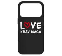 I Love Krav Maga Self-Defense Training Israélien Combat Art Coque pour iPhone 17 Pro