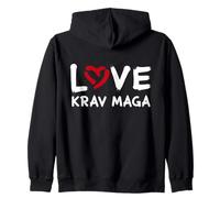 I Love Krav Maga Self-Defense Training Israélien Combat Art Sweat à Capuche