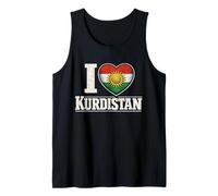 I Love Kurdistan Kurdes Kurd Débardeur