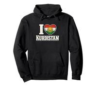 I Love Kurdistan Kurdes Kurd Sweat à Capuche