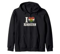 I Love Kurdistan Kurdes Kurd Sweat à Capuche